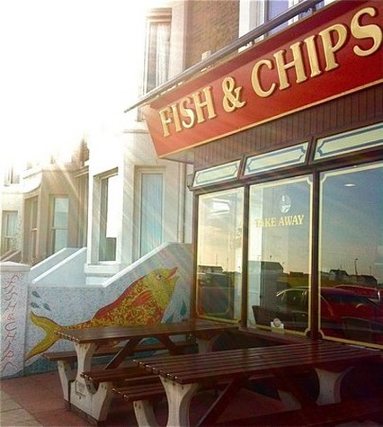 tasty fish and chips in Walmer